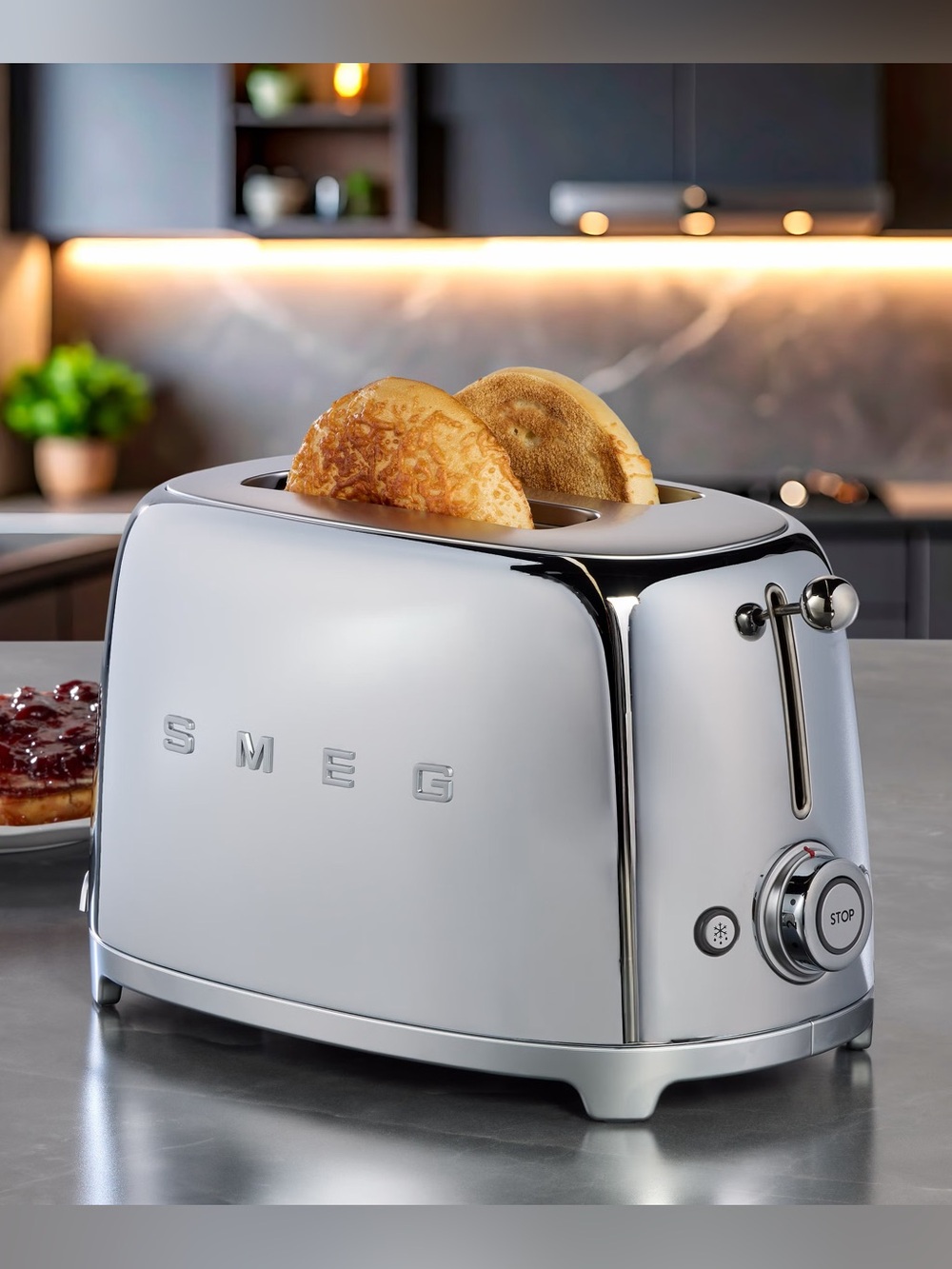 2-Slice Stainless Steel Toaster - Chrome